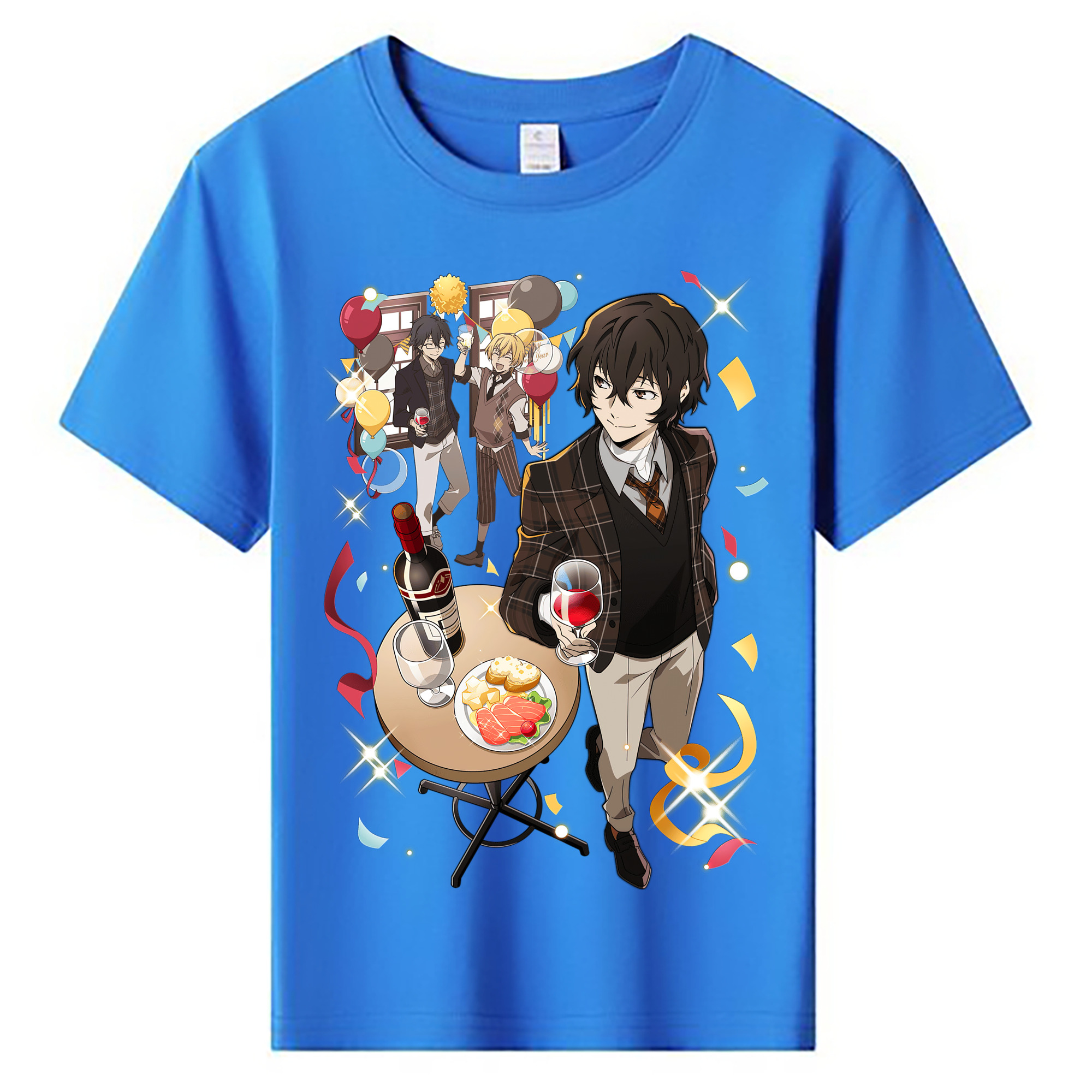 （画像用） 文豪ストレイドッグス Bungo Stray Dogs 綿100％キッズTシャツ（フロントプリント）